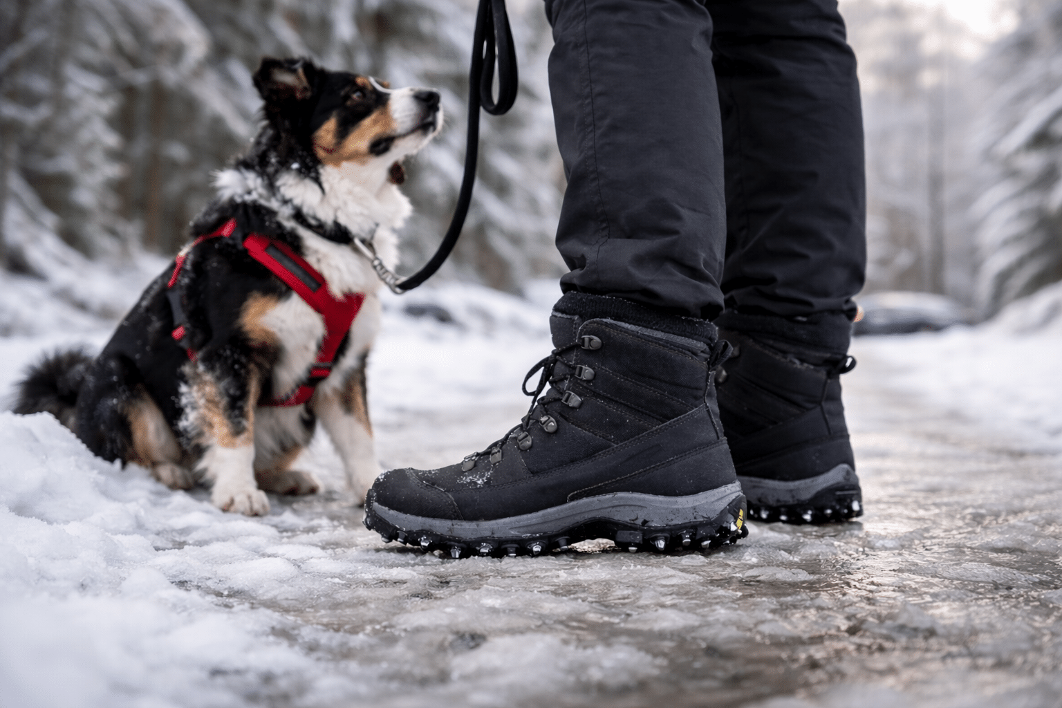 Bästa skorna för hundpromenader i vinter